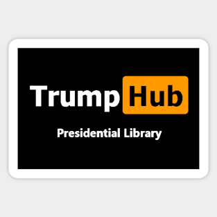 TrumpHub - Trump Presidential Library Sticker